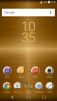 Gold Plated Theme for Xperia 海報