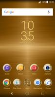Gold Plated Theme for Xperia โปสเตอร์