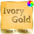Ivory Gold - Theme for Xperia icône