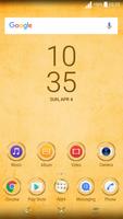 Ivory Gold - Theme for Xperia Affiche