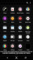 Ink Black Theme for Xperia imagem de tela 1