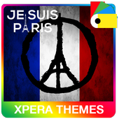 Je Suis Paris Theme for Xperia icon