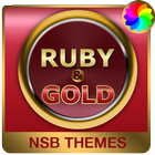 Ruby & Gold Theme for Xperia آئیکن