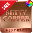 Shiny Copper Theme for Xperia icône