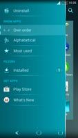 Shiny Cyan Theme for Xperia capture d'écran 3