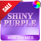 Shiny Purple Theme for Xperia আইকন