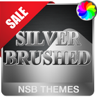 آیکون‌ Silver Brushed for Xperia