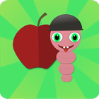 Apple Worm and Cannon-icoon