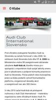 Audi Club Affiche