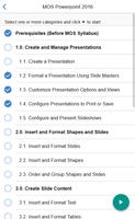 MOS Powerpoint 2016 Core Tutorial Videos screenshot 1