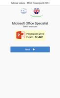 MOS Powerpoint 2013 Core Tutorial Videos poster