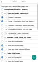 برنامه‌نما MOS Powerpoint 2013 Core Tutorial Videos عکس از صفحه