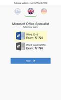 MOS Word 2016 Core & Expert Tutorial Videos poster