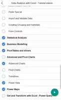 Data Analysis with Excel Tutorial Videos - PRO Screenshot 1