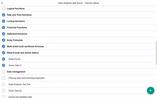 Data Analysis with Excel Tutorial Videos - PRO Screenshot 6