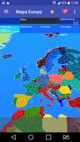 Mapa da Europa imagem de tela 1
