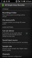 KZ Simple Voice Recorder captura de pantalla 2
