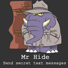 Mr Hide - send anonymous sms أيقونة