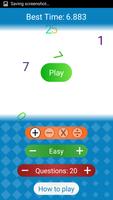 Fast Math Game постер