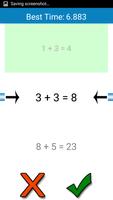 Fast Math Game capture d'écran 1