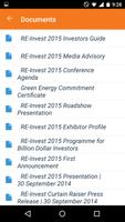RE-Invest 2015 capture d'écran 2