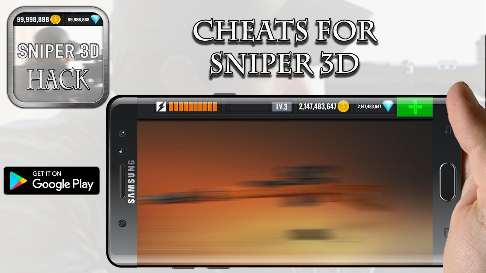 Hack For Sniper 3d 2017 Prank For Android Apk Download - hacks for roblox assassin 2017