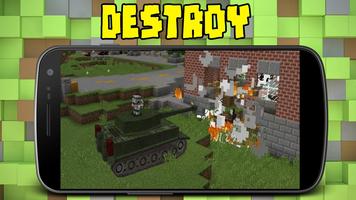 War Tank Mod for MCPE sandbox الملصق