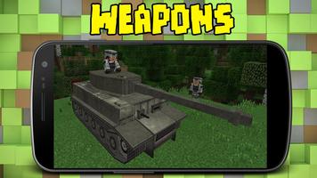 War Tank Mod for MCPE sandbox تصوير الشاشة 1