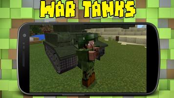 War Tank Mod for MCPE sandbox تصوير الشاشة 2