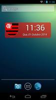 Digital Clock Flamengo capture d'écran 1