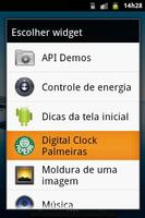 Digital Clock Palmeiras Affiche