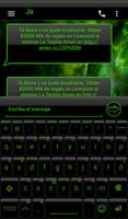 THEME EVOLVESMS SPACE GREEN screenshot 2