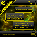 THEME EVOLVESMS SPACE YELLOW APK
