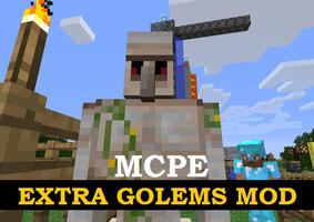 Extra Golems Mod for Minecraft پوسٹر