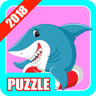 Puzzle Fish Shark Zeichen