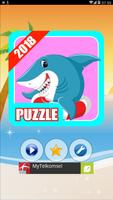 Puzzle Fish Shark Affiche