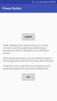EXA Power Button الملصق
