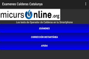 Examenes Calderas Catalunya โปสเตอร์