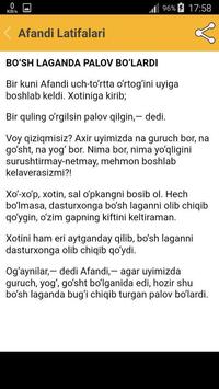 Afandi Latifalari 截图 3