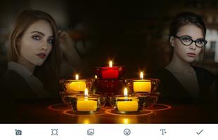 پوستر Candle Photo Frames