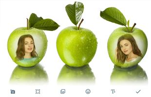Green Apple Photo Frames Affiche