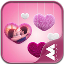 Fluffy Heart Photo Frames APK