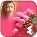 Pink Tulips Photo Frames APK