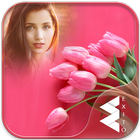 Pink Tulips Photo Frames icon