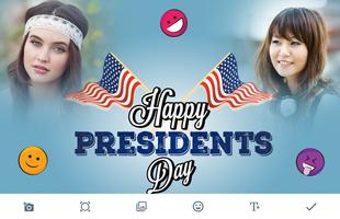 Presidents Day Photo Frames Affiche