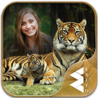 Tiger Photo Frames ícone