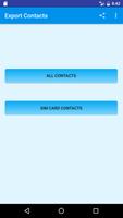 Export Phone Contacts Affiche