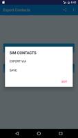 Export Phone Contacts capture d'écran 2