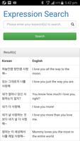 Korean Expression Dictionary capture d'écran 2
