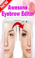 Eyebrow Photo Editor - Makeup & Selfie Camera Affiche